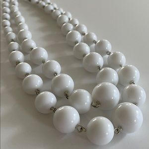 Versatile Chunky White Necklace